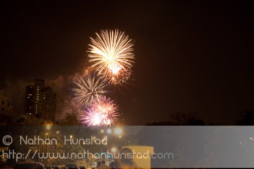 Minneapolis fireworks on 4 July 2010